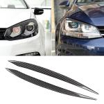 Car Carbon Fiber Light Eyebrow For Volkswagen Golf 7