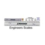 Flat Engineering Scale Rulers