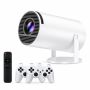 2-IN-1 Smart MINI Projector & Built-in Game Console Wifi 6 Bt 4K Support Tm
