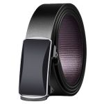 A Men's Belt With An Automatic Toothless Buckle Inside