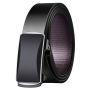 A Men's Belt With An Automatic Toothless Buckle Inside