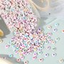 600/300/150pcs 4x7mm White Background Colorful Acrylic Letter Beads For DIY Bracelet Necklace Jewelry Making