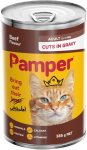 Pampers Pamper Flavour Beef 385 G Wet Adult Cat Food