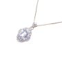 Small And Elegant Aquamarine Pendant Is A Great Gift Choice For Women.