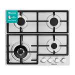 Hisense 60CM 4-BURNER Gas Hob - HHU60GAGR