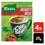 Knorr Cup-a-soup Hearty Beef Instant Soup 4 X 20G
