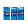 H4S Peel And Stick Non Slip Vinyl Bathtub Stickers Bathtub Appliques Bathtub Decals Pack Of 6 Fishes In Sea Pattern