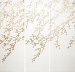 3 Panel Tree Branches Wood Carving 1200 X 1200