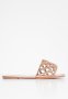 Cloud Quilted Flat Slider - Rose Gold