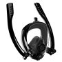 Double Tube Full Face 180 Panoramic Snorkel Mask - XL