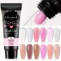 Acrylic Nail Gel Rose Pink Uv/led Fast Building Nail Extension Gel 1.05 Oz 30G Salon Quality Long-lasting Nail Art Extension Gel