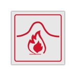 Fire Blanket Reflective Safety Sign FB09REF