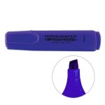 - Chisel Tip Highlighter - Purple Box Of 10