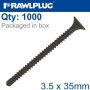 Self Drilling Drywall Screw 3.5MMX35MM X1000-BOX