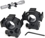 25 30MM Picatinny Medium Mount With Tripple Picatinny Rail
