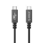 Orico Cbl USB 4.0 Data Cable Type-c To Type-c PD100W |TB3 Compatible 40GBPS 0.8M