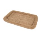 Petmate Snoozzy Faux Sheepskin Bolster Kennel Mat Medium - Cream