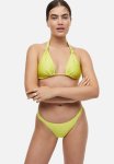 Padded Triangle Bikini Top - Lime Green