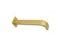 Devario Wall Spout Curved 30 15 185MM Brass - Brushed Gold