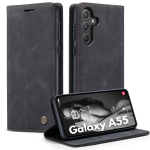 Retro Flip Leather Wallet Cover For Samsung Galaxy A55