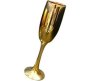 SD500-3/4 Champagne Glass Set 250 Ml Glass Gold