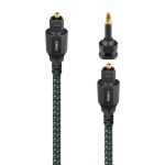 Audioquest Forest Optical Toslink Fibre-optic Cable + Mini-adaptor 1.5M – Black