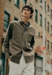 Regular Fit Textured Shirt - Khaki Green