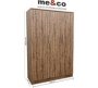 Suitable For Bedroom Storage Wardrobe Closet Finish Colour - Rustic Birch