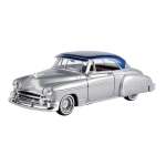 1:24 1950 Chevy Bel Air Get Low Silver With Blue Roof