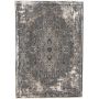 230 X 160 Cm Vintage Persian-inspired Floral Rug - Taupe And Ivory