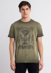 Skull Tee - Olive