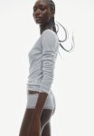 3 Pack Hipster Briefs - Light Grey Marl white