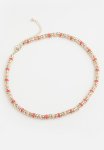 Superbalist Alice Beaded Necklace - Gold & Pink