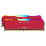 Crucial Ballistix Ballistix Rgb 32GBKIT 2X16GB DDR4 3200MHZ Desktop Gaming Memory - Red