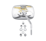 Live To Ride One-piece Short Stem Mirror – Right Side