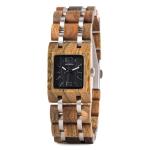 Elegant Square Dial Women's Wooden Watch - S03-3