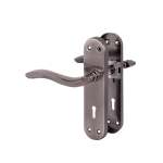 Handle Only 180X43MM Keyhole Satin Black Nickel - Onda