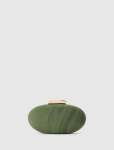 Peyton Oval Hardcase Clutch - 0 Sage Olive