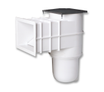 Pool Weir Speck Badu Complete Weir Gunite Small White grey