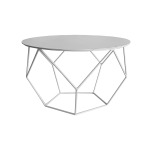 Facet Metal Coffee Table White