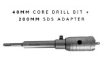 Damp-vent Core Drill And Adapter