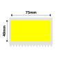 NB552 - NIIMBOT - K3 ONLY - 75X40MM - 690 YELLOW LABELS
