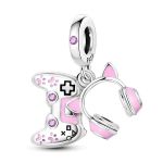 Gamer Girl S925 Charm For Charm Bracelet Necklace Pendant