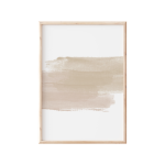 Faded Watercolour Strokes 1 Art Print - A3