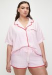 Cotton On Plus Body Woven Sleep Set - Flossy Gingham Pink