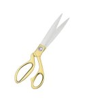 Stainless Steel Sharp Tailor Scissors For Clothing Dressmaking Shears Fabric Craft Cutting Adjustable Kitchen Scissors Gold 8"