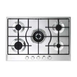 Elba – Built-in Gas Hob 5 Burner Stainless Steel – ELIO75-545L