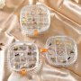 Portable Multi-layer Plastic Jewelry Storage Box
