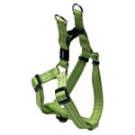 Rogz Utility Medium 16mm Snake Step-in Dog Harness Lime Reflective