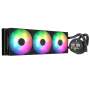 AeroCool Abyss 360MM L Digital Liquid Cooler - Black